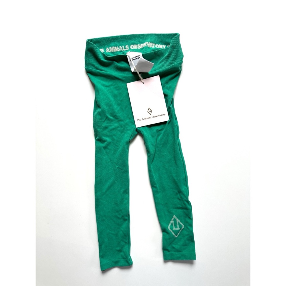 NWT T.A.O green alligator leggings 2/3y